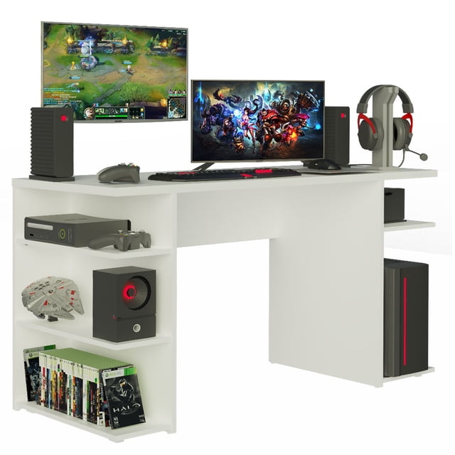 Escritorio Gamer para Computadora 9409 Color Blanco