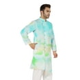 thumbnail image 3 of Atasi Indian Designer Kurta For Mens Casual Traditional Printed Ethnic Long Shirt Kurta, 3 of 7