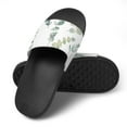 thumbnail image 4 of GZHJMY Stylish Slides for Women Men, Watercolour Vine Leaves Soft Flexible Slip-on Sandals Slippers, 4 of 7