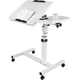 thumbnail image 1 of Mesa para Laptop Bluelander con Altura Ajustable y Ruedas con Bloqueo, Blanco, 1 of 5