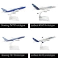 thumbnail image 2 of 16cm Airbus 320 350 340 330 Boeing 757 767 787 Concorde ATR Aviones, 2 of 6