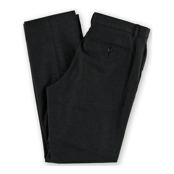 Calvin Klein Pantalones de vestir para hombre sin planchado