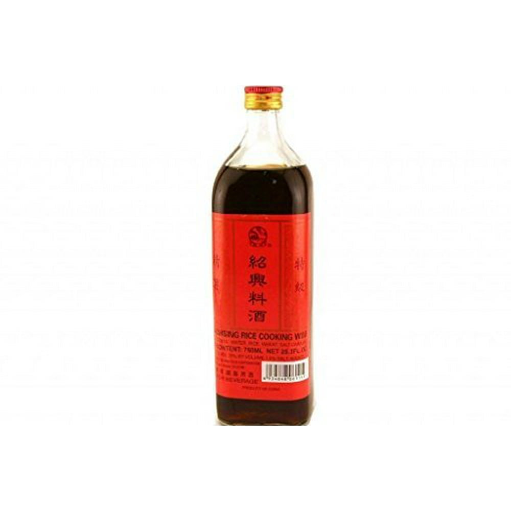 Chinese Shaohsing Rice Cooking Wine (Red) 750ml 1 Pack + 1 NineChef