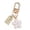 White, variant on DGMIOCS Cute Flower keychains for Women, Aesthetic Keychain Charms, Bag & Purse Charms for Handbags & Backpacks Accessories