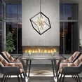 thumbnail image 2 of Artika Nebula Modern Pendant Light Fixture, Black and Gold, 2 of 7