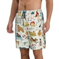 thumbnail image 2 of Disketp Men'S Swim Trunks Hawaiian Breathable Surf Beach Swimsuits Mesh Lining Beach Shorts With Pockets-Dogs Funny Pets, 2 of 9