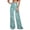 Mint Green, variant on Sweatpants Wide Leg Sweatpants Women Shimmering Solid Wide Leg Pants for Casual Yet Elegant Satin Linish Style Trousers for Everyday Wear