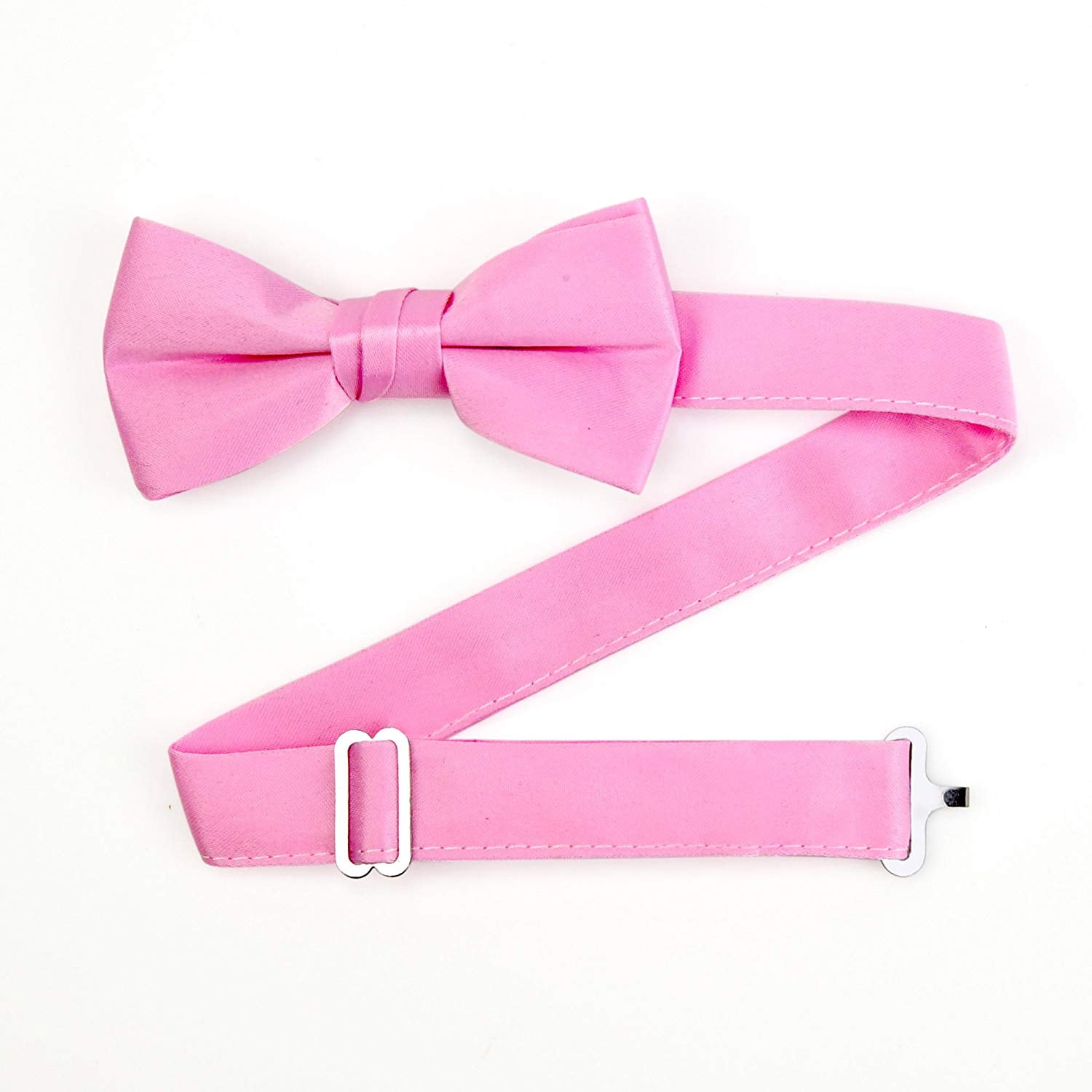 Hold'em Bow Tie Set, Baby Pre-Tied Bow Tie, 1' Suspender for Toddler Kids - Light Pink
