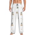 thumbnail image 1 of Kdxio Rabbit Blowing Dandelions Print Mens Pajama Pants Set Sleep & Lounge Pants, PJ Bottoms with Pockets and Button Fly-3X-Large, 1 of 6