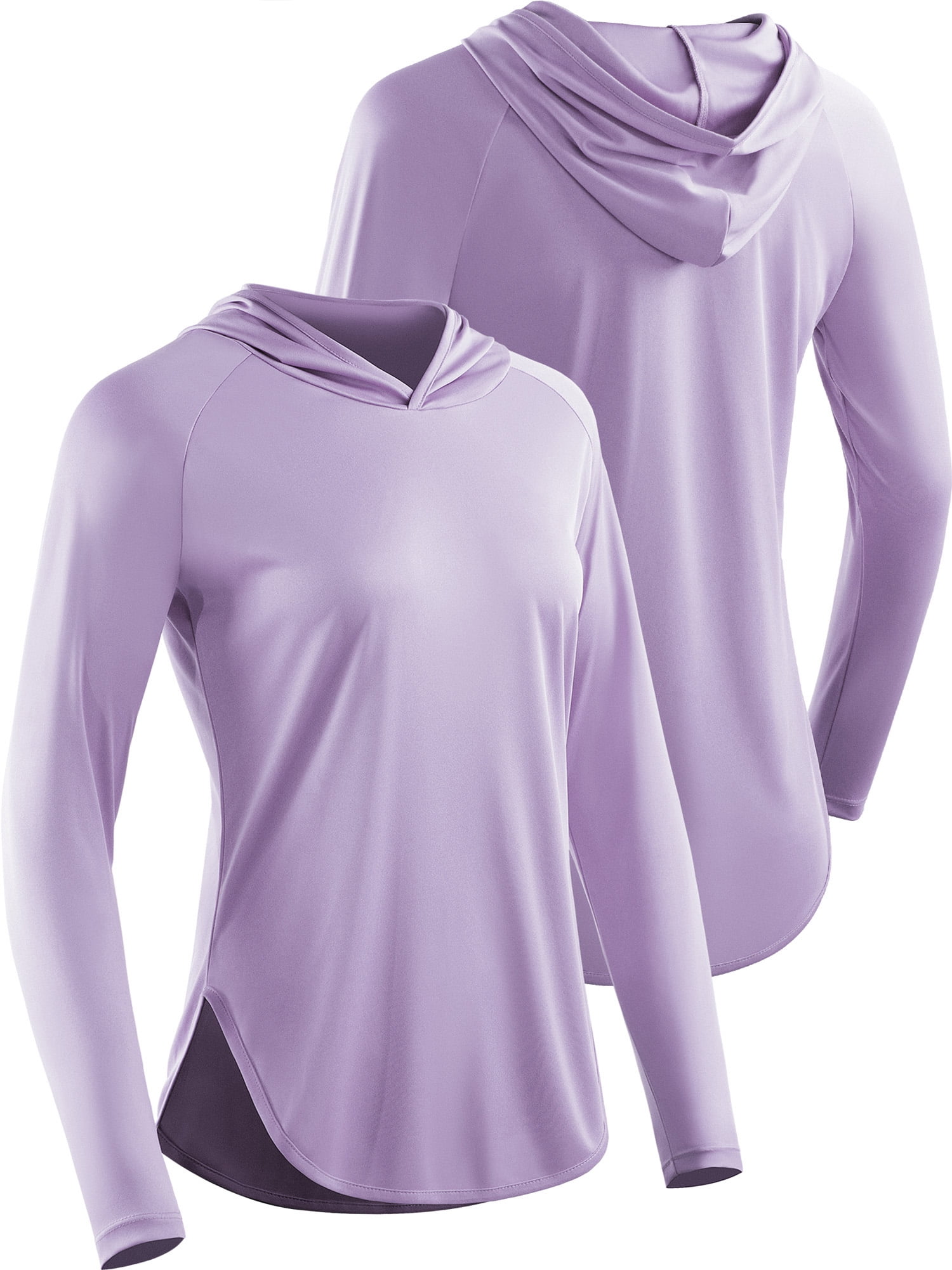 Cadmus Women's 3 Pack Workout Long Sleeve shirts UPF 50+ Sun Protection Dry Fit Running Shirts with Hoods