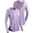 thumbnail image 5 of Cadmus Women's 3 Pack Workout Long Sleeve shirts UPF 50+ Sun Protection Dry Fit Running Shirts with Hoods, 5 of 8