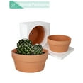 thumbnail image 2 of 8 Inch Terracotta Shallow Succulent Pot - 2 Pack Large Terra Cotta Clay Pots with Drainage, Cacuts Terra-Cotta Indoor and Outdoor Planters with Drainage Hole, 2 of 7