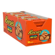 Reese,S Big Cup Caramel Milk Chocolate Peanut Butter Cups, Candy Packs, 1.4 Oz (16 Count)