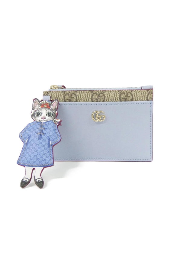 Pre-Owned Gucci 847916 FAE84 Coin & Key Case