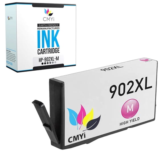CMYi 902XL Magenta 1-Pack Ink Cartridge compatible for HP902XL - OfficeJet 6950, 6951, 6954, 6958, 6962, 6975, 6979, Pro 6958, 6960, 6961, 6963, 6964, 6965, 6966, 6968, 6970, 6971, 6974 (1 Magenta)
