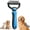 Blue, variant on Deshedding Brush for Dogs and Cats,Undercoat Rake Pet Brush for Long Hair,Professional Deshedding Tool, Ideal For Medium Or Long Haired BreedsGrooming Tool for Thick Coats (Blue)