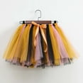 thumbnail image 2 of Zshosam Toddler Skirt Girls Tutu Skirt Layers Tulle Tutus for Girls Fluffy Ballet Skort Up for Toddler Kids Children Size 6T 8T,(Yellow 6-8 Years), 2 of 4
