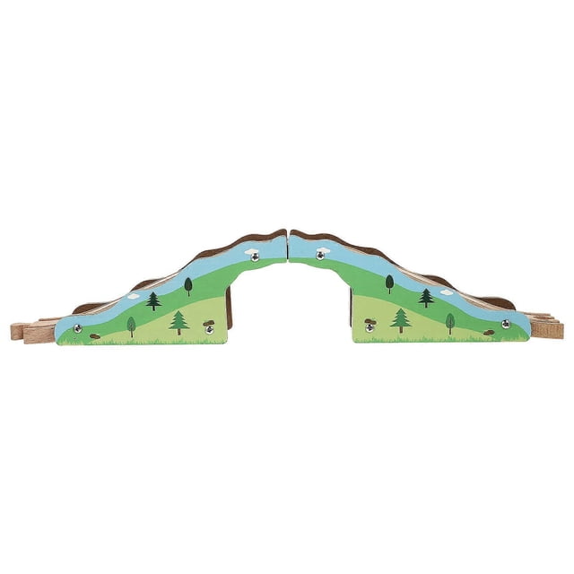Toy Train Bridge Train Accessory for Kids 1Pcs Wooden Bridge