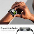thumbnail image 5 of KOMI Case Compatible with Samsung Galaxy Watch 5 Galaxy Watch 4 44mm with Screen Protector, HD Tempered Glass Screen Protector Cover Overall Protective Cover, 2 Pack, 5 of 5