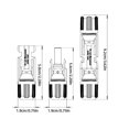 thumbnail image 3 of 10 pares de conectores macho hembra Cable fotovoltaico IP67 a prueba de agua y enchufe fotovoltaico para cable fotovoltaico, 3 of 3