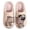 D, variant on Plush Pug Slippers Anti Slip Fluffy Couple Slippers for Men Women Sport Supplies (42-43)