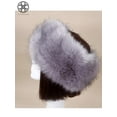 thumbnail image 3 of Luxtrada Thick Fluffy Russian Cap Faux Fur Headband Hat Winter Earwarmer Ski Hats, 3 of 6