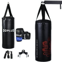Goplus 2 FT Kids Punch Bag Boxing Set Kick Ball Gloves Skipping Rope Hook Children Boys