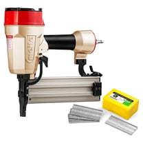 MEITE Concrete T Nailer Long Nose Nails Gun with 400 PCS 1-1/2" Nails Heavy Duty Galvanized