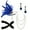 Blue-B, variant on 1920s Flapper Costume for Women 20's Gatsby Feather Earrings Bracelet Accessories