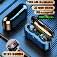 thumbnail image 3 of Auricular Inalámbrico Bluetooth F9 Tws Premium Tactil Led Color Negro, 3 of 5
