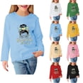 thumbnail image 6 of Gpaecead Toddler Kids Girls Sweatshirts Long Sleeve Cute T Shirt Tops Cotton Shirts Pullovers Fall Casual Tops Pink, 6 of 6