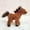 C, variant on Adorable Horse Plush Toy for Kids - Soft Stuffed Animal with Red Bridle, Cute Pony Doll for Birthday and Zoo Themed Gifts (7.9 x 5.9 x 9.8 Inches)