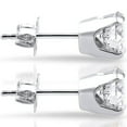 thumbnail image 3 of Pompeii 1/4ct Round Diamond Studs Earrings 14K White Gold (G,VS2-SI1), 3 of 3