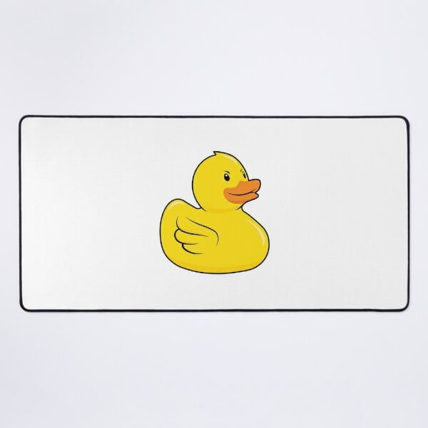 Una NUEVA alfombrilla de escritorio con forma de pato de goma malvado