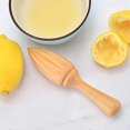 thumbnail image 5 of Wooden Lemon Squeezer Fruits Reamer Handmade Juicer Extractor Kitchen Gadget, 5 of 5