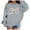Grey, variant on Girls Hooded Sweatshirt Sports Outerwear Graphic Graphic Hoodies Preppy Trendy Sweatshirt Long Sleeve Graphic Top Sweatshirts for Women Loose Fit