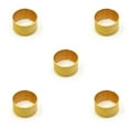 thumbnail image 2 of bedienty Knitting Rings Finger for Protection Thimble Adjustable Sewing Loop Specially-designed Crochet Tools for Home Yarn Crafts Normal Gold Ring 5Set, 2 of 6