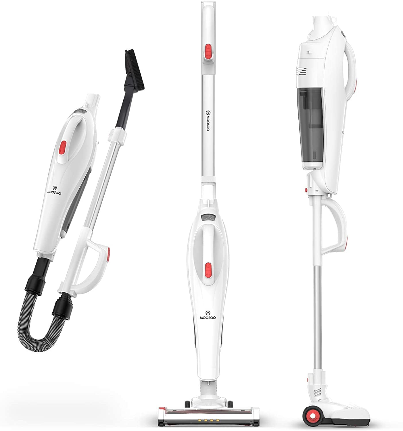 Moosoo Cordless Stick Vacuum Cleaner 5, Lightweight Vacuum For Hardwood Floors