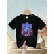 thumbnail image 4 of Girls' K-Pop Music Graphic T-Shirt - Cute Anime Dancing Group Design With Korean Lettering & K-Pop Stars, Round Neck Short Sleeve Casual Summer Tee For K-Pop Fans, Trendys Korean Pop Culture Apparel, 4 of 8