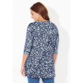 thumbnail image 3 of Catherines Women's Plus Size Easy Fit 3/4-Sleeve Scoopneck Tunic, 3 of 6