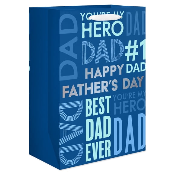 American Greetings Medium Father's Day Gift Bag for Dad (1 Bag, 10 in. x 7 in.)