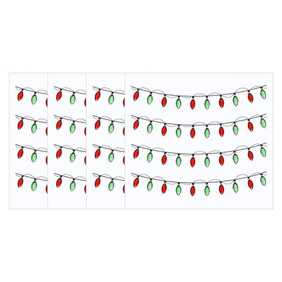 Clearance Sparkling Christmas Light Stickers for Crafts and Scrapbooking