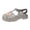 White, variant on Ruyang Cute Jelly Sandals for Girls Glitter Beach Fisherman Sandal with Adjustable Straps Kids Casual Non-Slip Flats