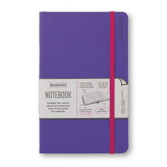 Bookaroo Notebook (A5) Purple (Other)