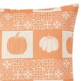 thumbnail image 7 of Mainstays 16" x 16" Reversible Decorative Outdoor Throw Pillow, Block Pumpkin, 7 of 7