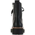 thumbnail image 3 of Sun + Stone Womens Tiiaa Faux Leather Platform Combat & Lace-up Boots, 3 of 3