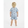 thumbnail image 5 of Lilo & Stitch Baby Girls Pineapples Textured Knit Top and Ruffle Shorts Set, 2-Piece, Sizes 0M-24M, 5 of 8