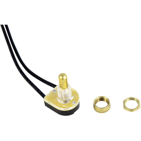Brass Push Canopy Switch
