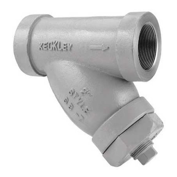 KECKLEY 3/45THY-CS045P34-GTI-SB7 3/4", Threaded, Carbon Steel, Y Strainer