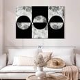 thumbnail image 2 of Elephant Stock Black Background Abstract Wall Art - Horizontal Canvas Wall Art - Living Room Wall Decor - Abstract Canvas - Black And Gray Decor - 48" x 32", 2 of 8